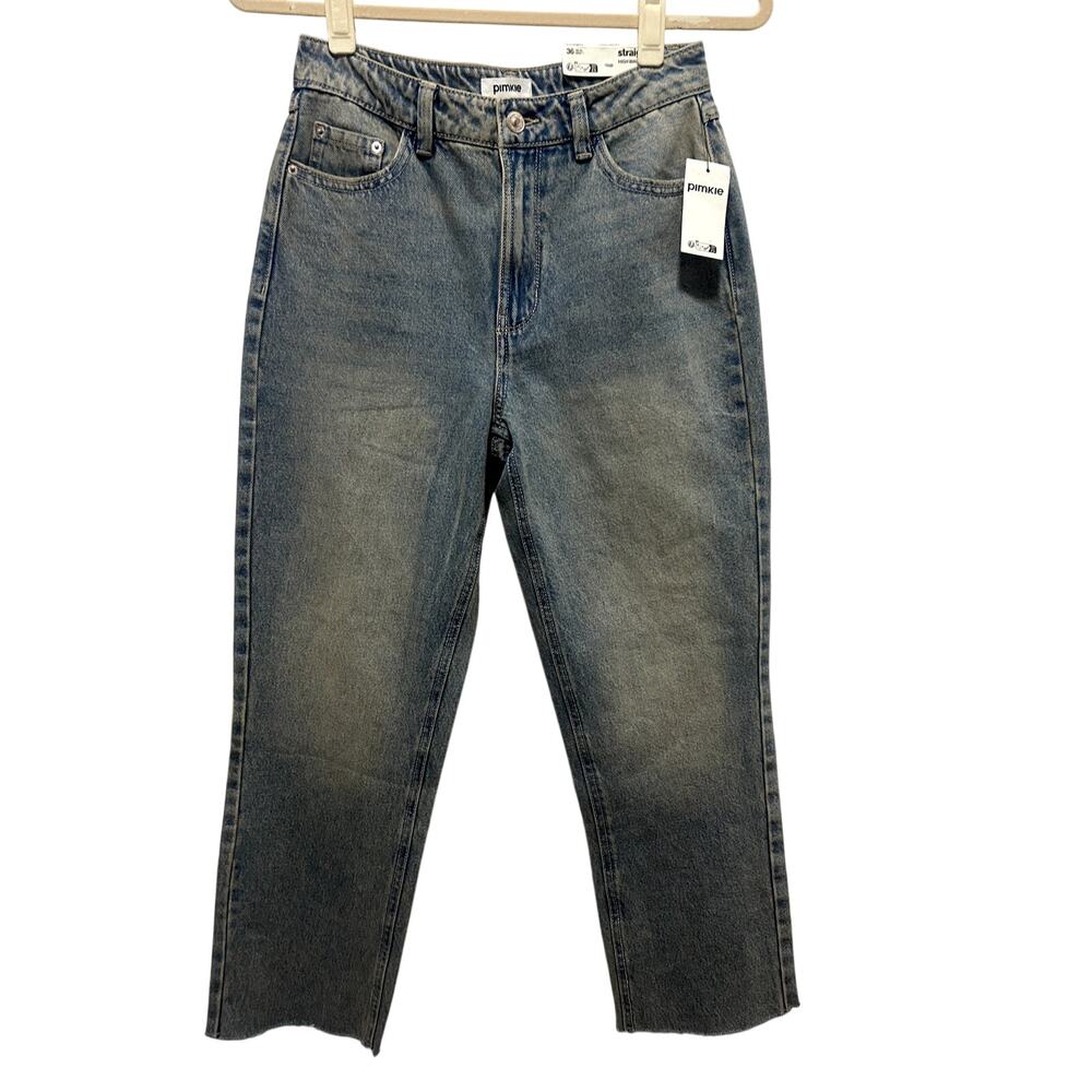 Pimkie High Waist Straight Denim Jeans 36/6 NWT